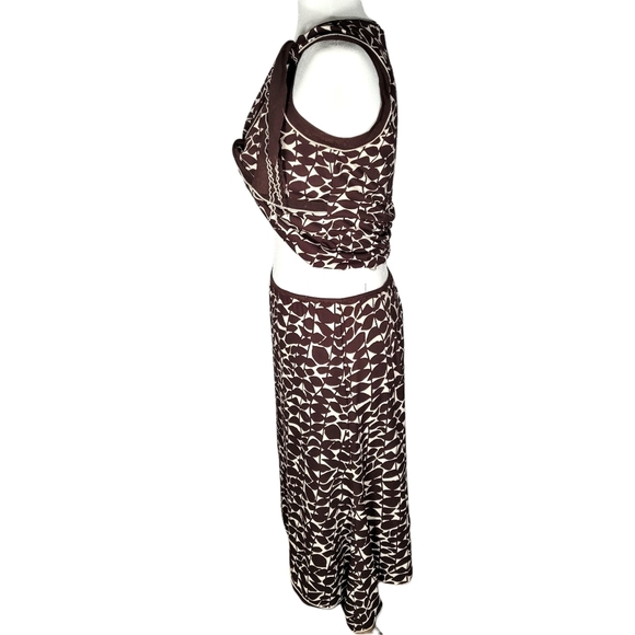 Max Studio Boho Convertible Crop Top and Asymmetrical Midi Skirt Medium - Picture 7 of 16